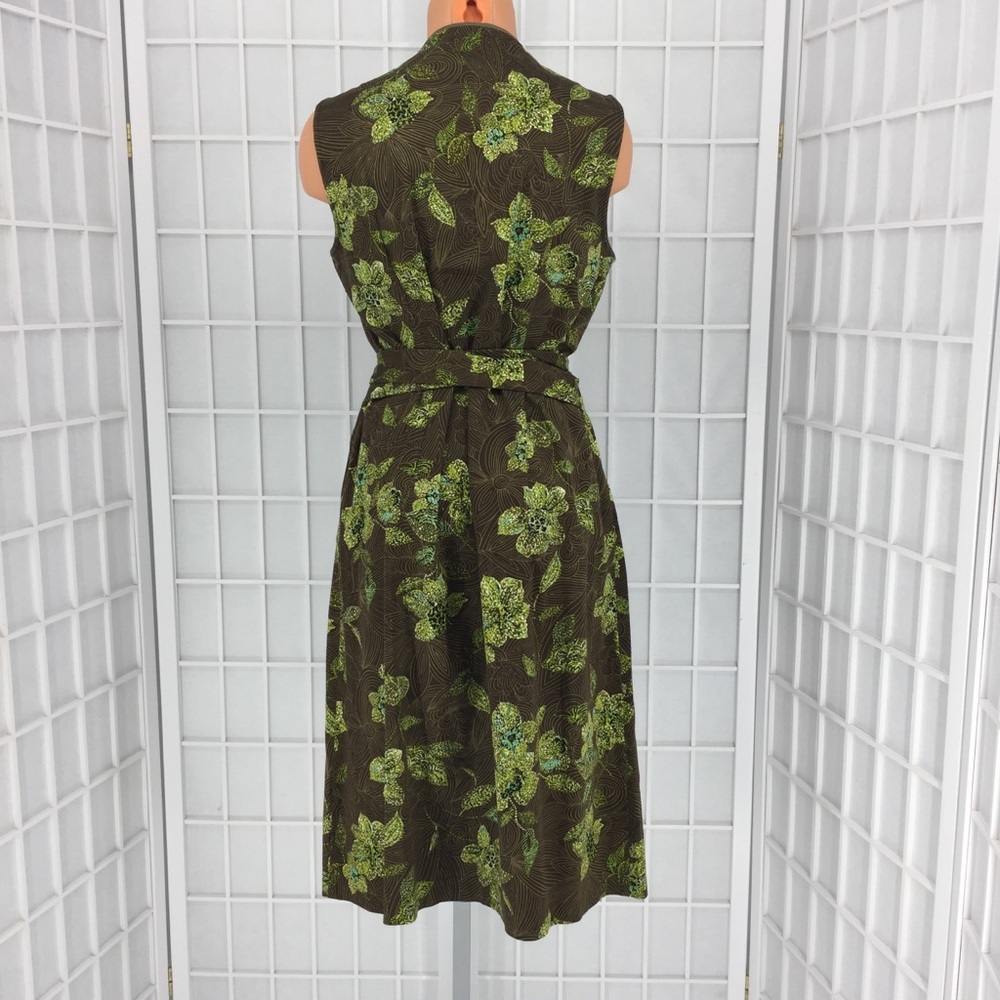 Sag Harbor Floral Print Sleeveless Stretch Dress - Picture 6 of 8